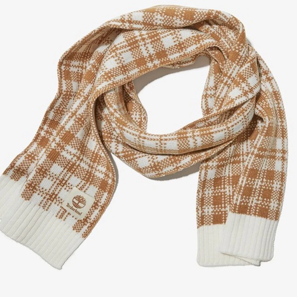 NWT TIMBERLAND BUFFALO PLAID SCARF WINTER WARM & COZY DESIGNER SCARF $60 GIFT